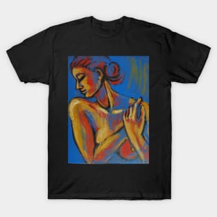 Mellow Yellow - Female Nude Portrait T-Shirt